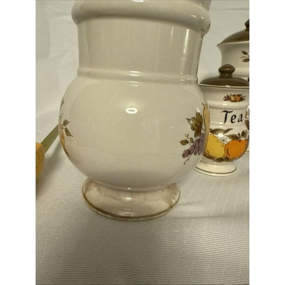 Vintage 1950’s Fruit festival canisters Webb Japan - Picture 6 of 16